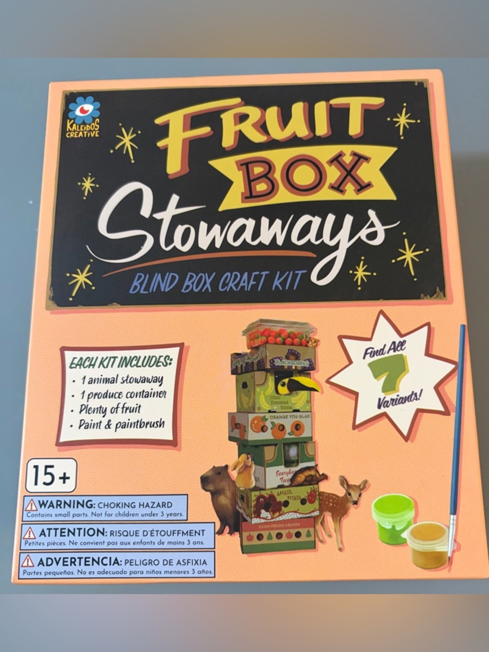 Fruit Box Stowaways Blind Box Craft Kit - NWT